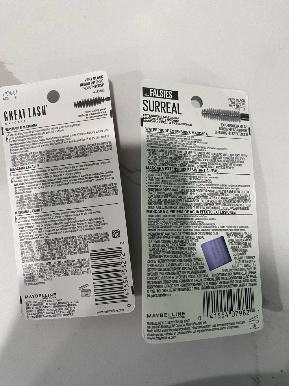 Maybelline both new